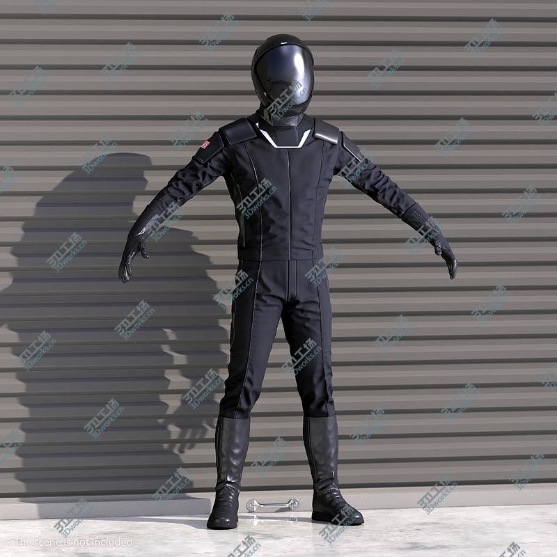 images/goods_img/202104094/Sci Fi Astronaut Suit Black 3D Model 3D model/5.jpg